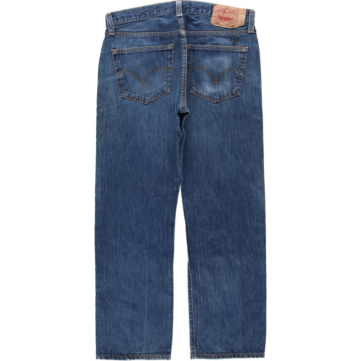 Levi's 501 Straight Fit Denim Pants, Men's, Size 34 cotton blue type Vintage Second Hand
