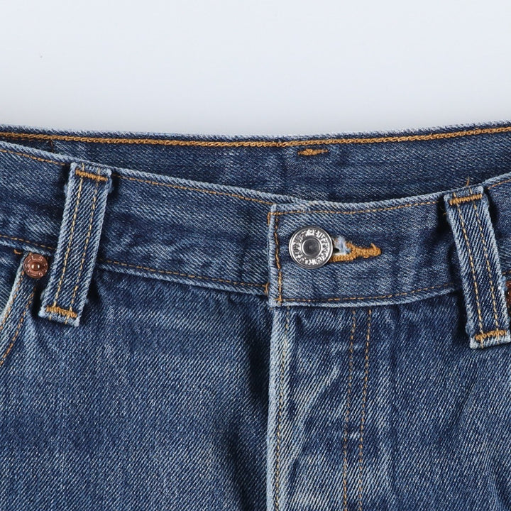 Levi's 501 Straight Fit Denim Pants, Men's, Size 34 cotton blue type Vintage Second Hand