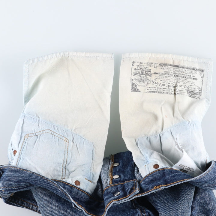 Levi's 501 Straight Fit Denim Pants, Men's, Size 34 cotton blue type Vintage Second Hand