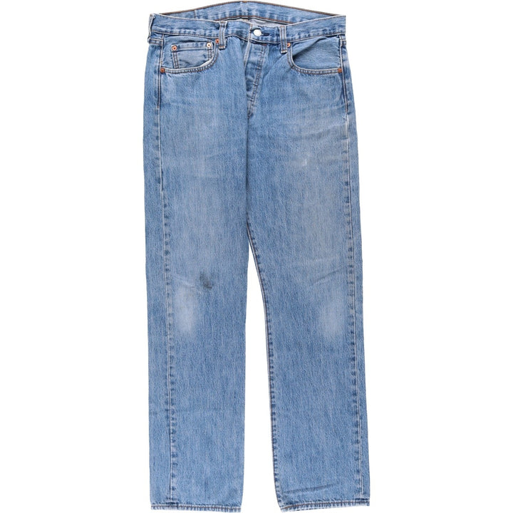 Levi's 501 straight denim pants for men, size W35 cotton blue type Vintage Second Hand