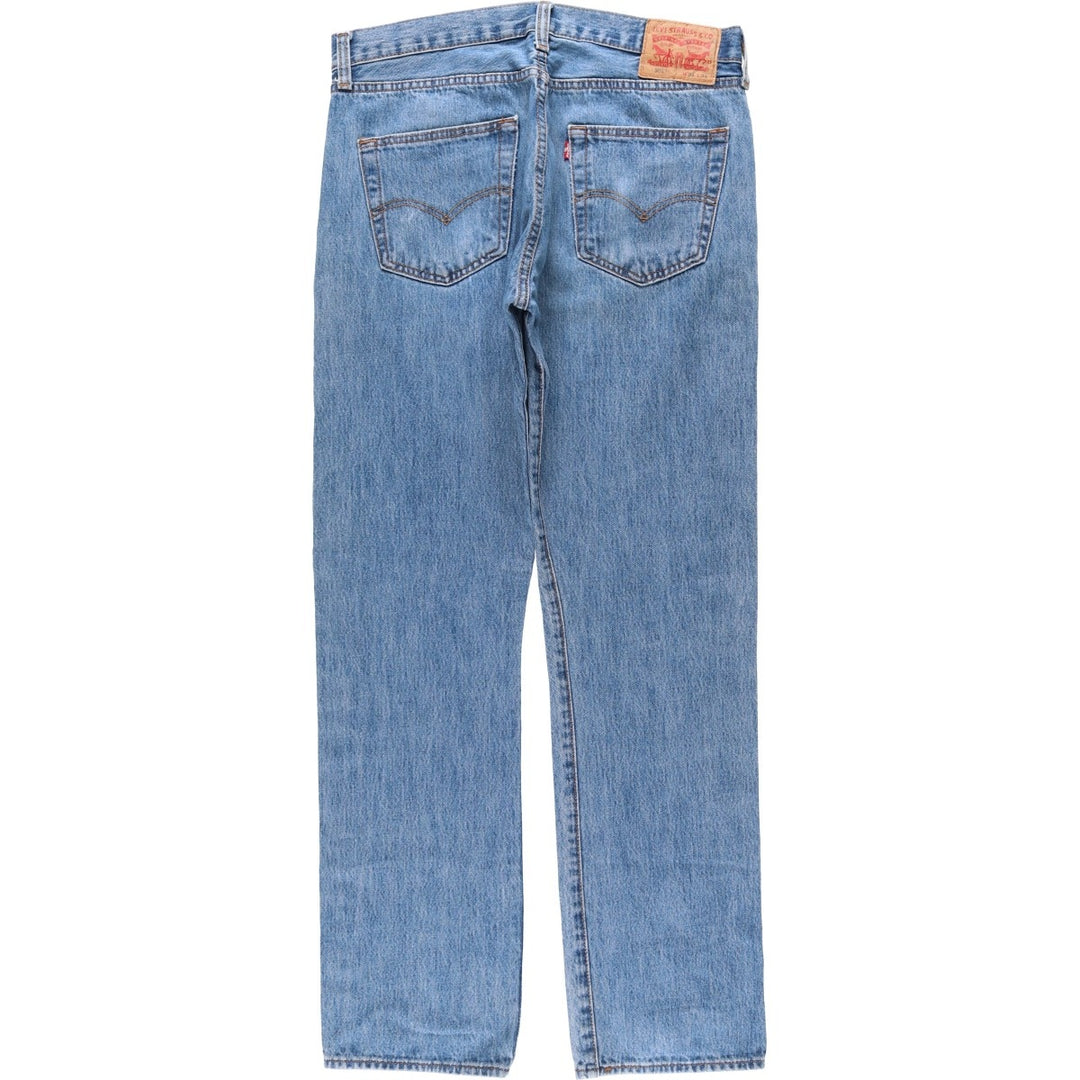Levi's 501 straight denim pants for men, size W35 cotton blue type Vintage Second Hand