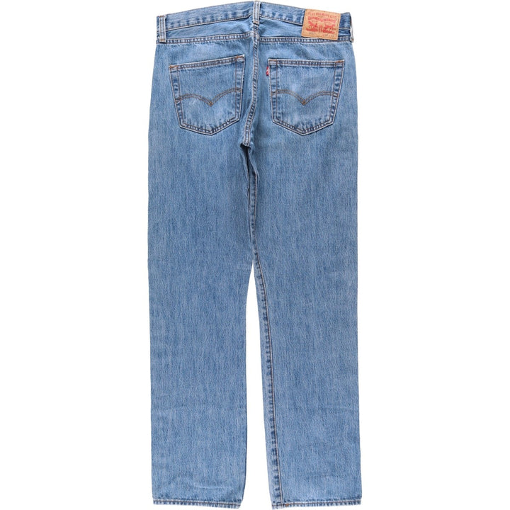 Levi's 501 straight denim pants for men, size W35 cotton blue type Vintage Second Hand