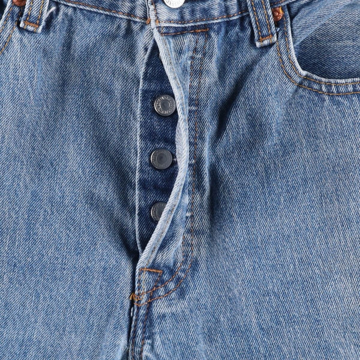 Levi's 501 straight denim pants for men, size W35 cotton blue type Vintage Second Hand