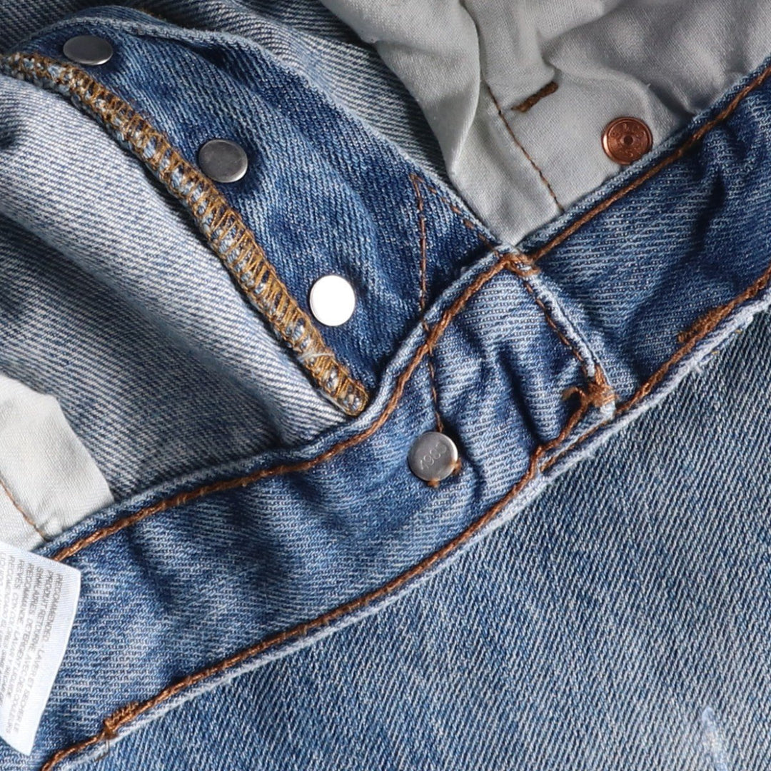 Levi's 501 straight denim pants for men, size W35 cotton blue type Vintage Second Hand