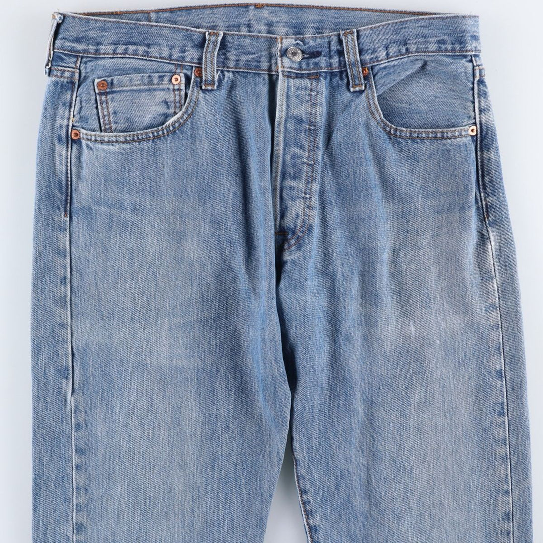 Levi's 501 straight denim pants for men, size W35 cotton blue type Vintage Second Hand