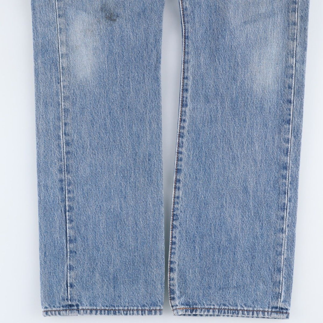 Levi's 501 straight denim pants for men, size W35 cotton blue type Vintage Second Hand