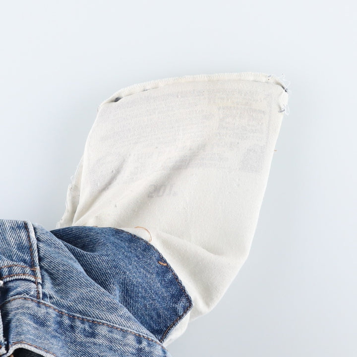 Levi's 501 straight denim pants for men, size W35 cotton blue type Vintage Second Hand