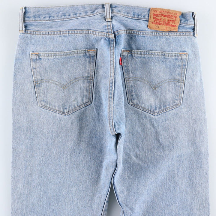 Levi's 501 straight denim pants for men, size W36 cotton blue type Vintage Second Hand