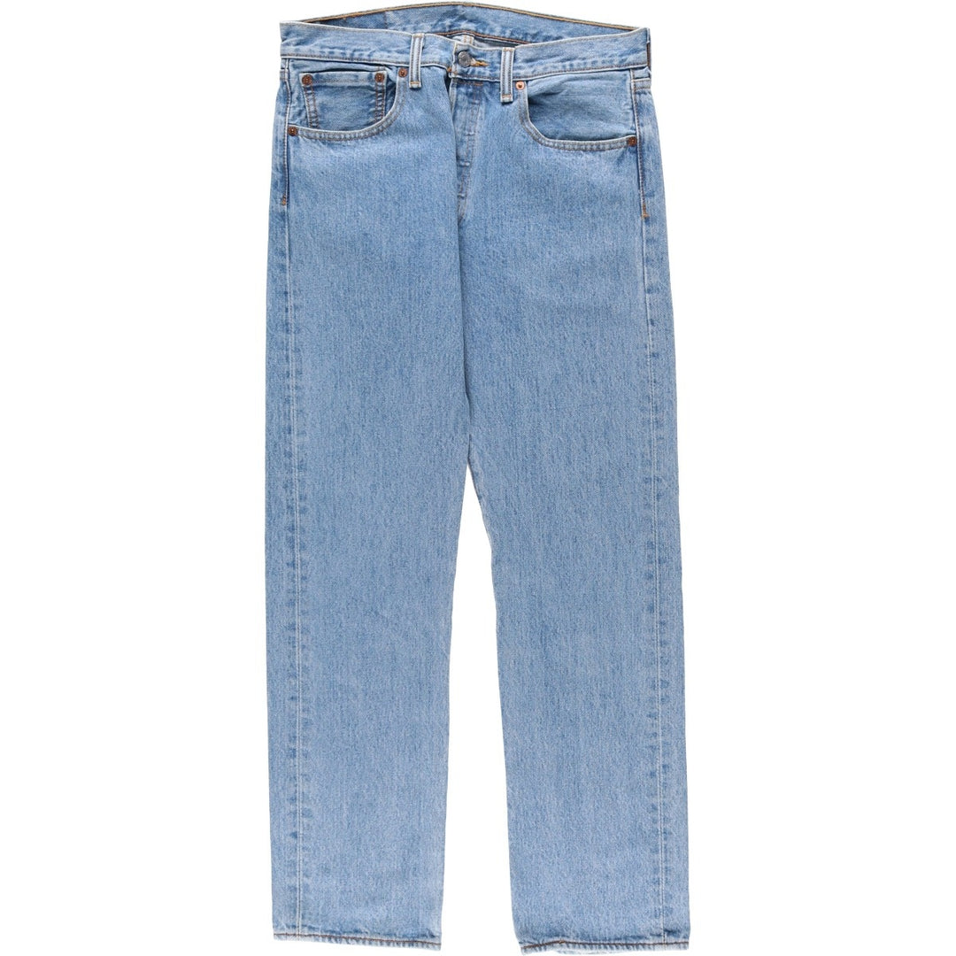 Levi's 501 straight denim pants for men, size W32 cotton blue type Vintage Second Hand