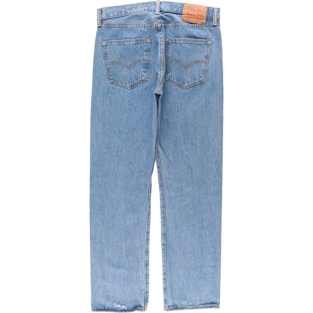 Levi's 501 straight denim pants for men, size W32 cotton blue type Vintage Second Hand