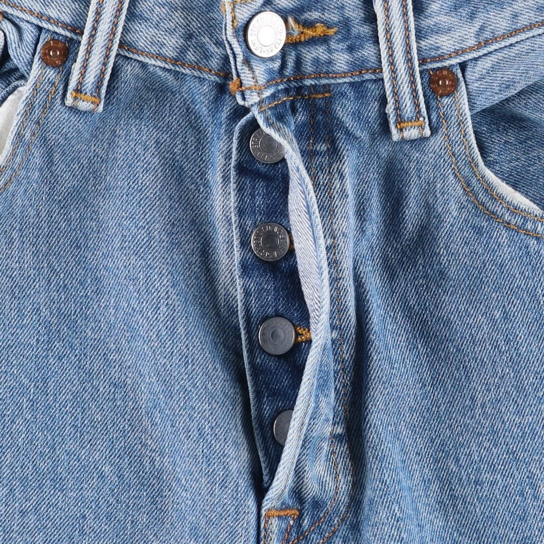 Levi's 501 straight denim pants for men, size W32 cotton blue type Vintage Second Hand