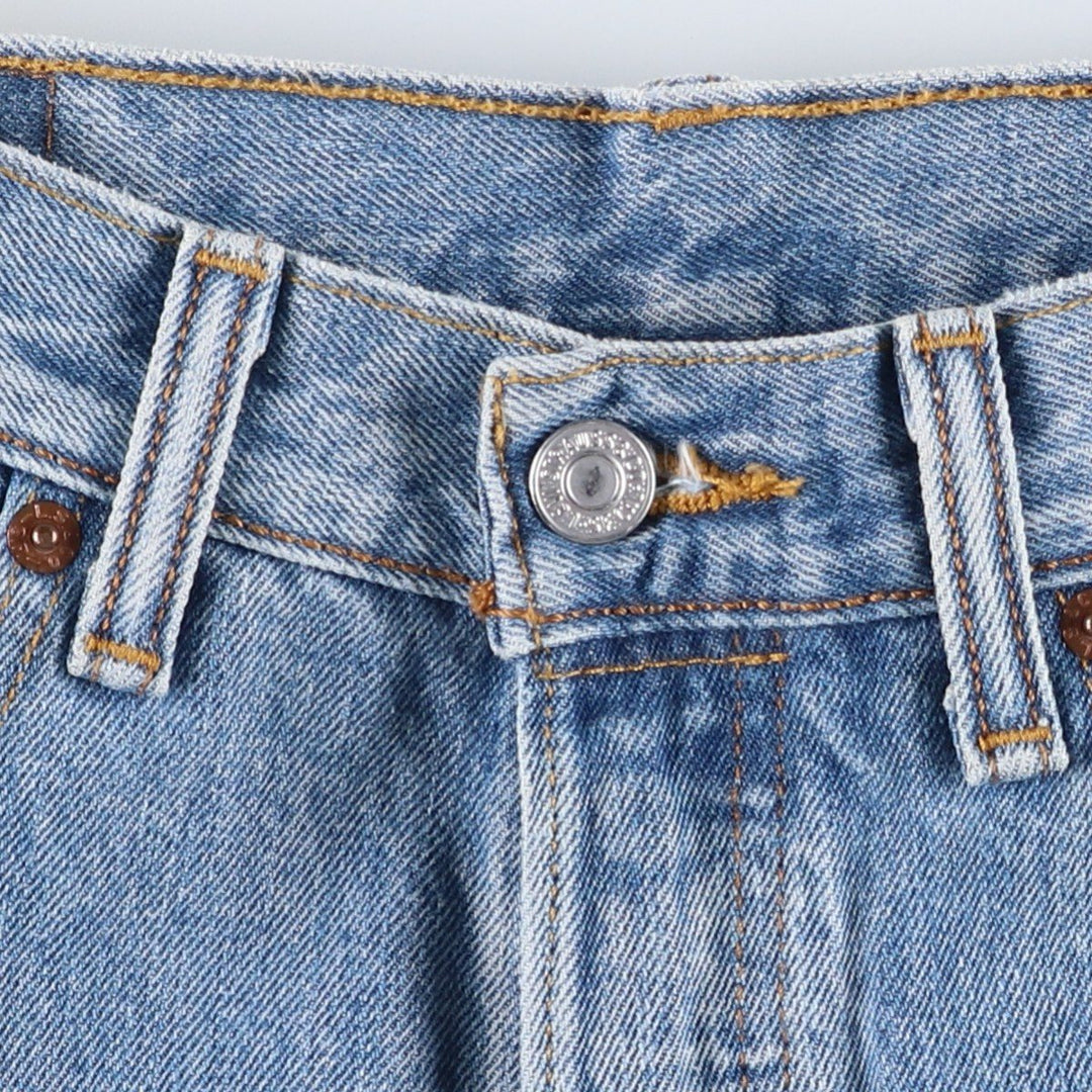Levi's 501 straight denim pants for men, size W32 cotton blue type Vintage Second Hand