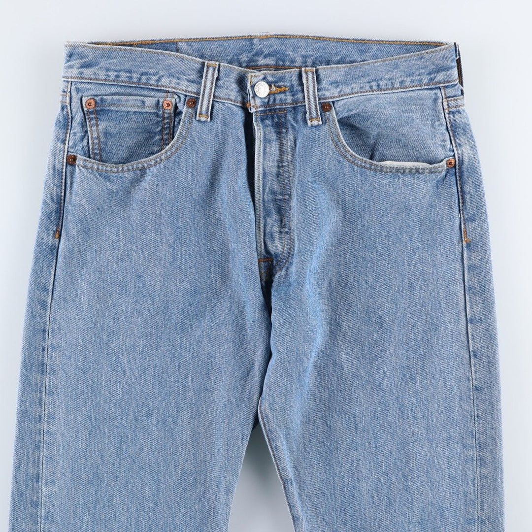 Levi's 501 straight denim pants for men, size W32 cotton blue type Vintage Second Hand