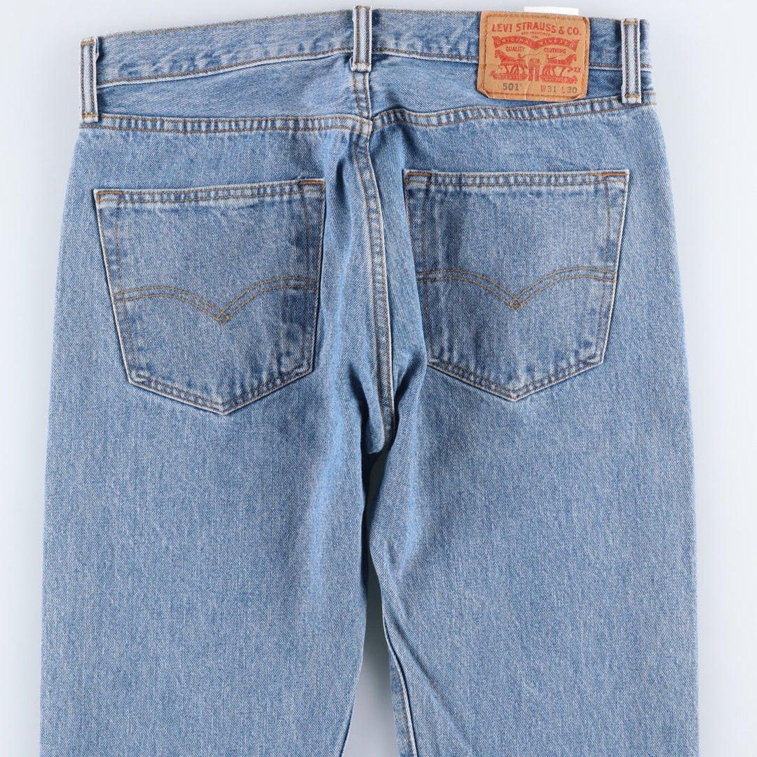 Levi's 501 straight denim pants for men, size W32 cotton blue type Vintage Second Hand