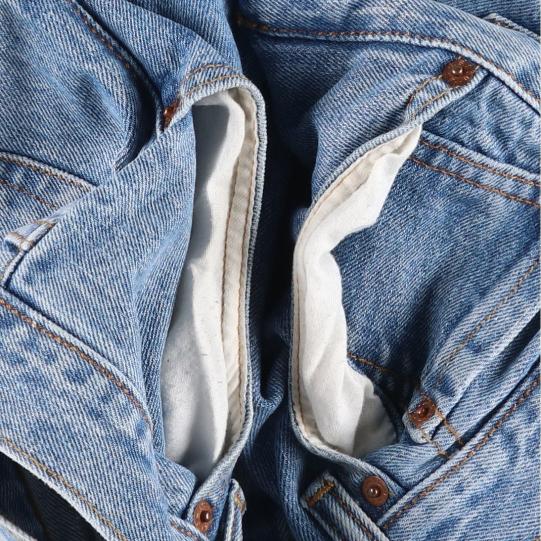 Levi's 501 straight denim pants for men, size W32 cotton blue type Vintage Second Hand