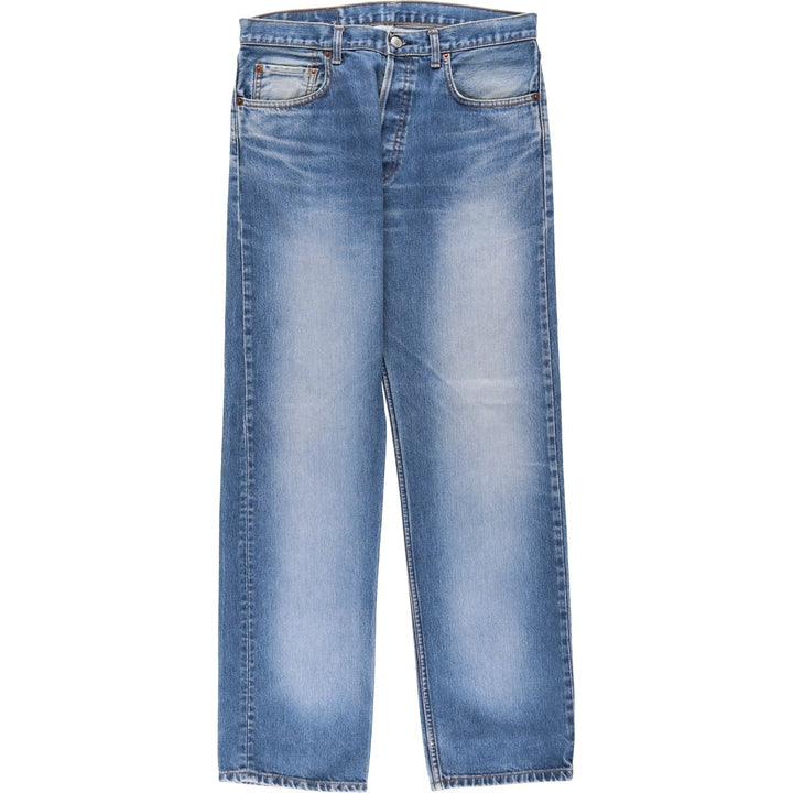 Levi's 501 straight denim pants for men, size W34 unclear blue type Vintage Second Hand