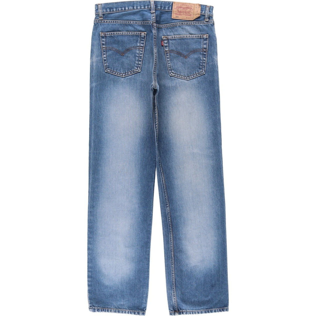 Levi's 501 straight denim pants for men, size W34 unclear blue type Vintage Second Hand