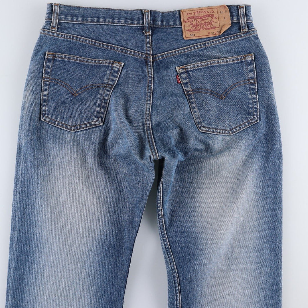 Levi's 501 straight denim pants for men, size W34 unclear blue type Vintage Second Hand