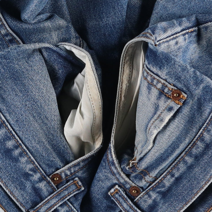 Levi's 501 straight denim pants for men, size W34 unclear blue type Vintage Second Hand