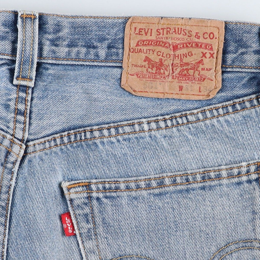 Levi's 501 Straight Leg Button-Fly Denim Pants, Men's, Size W31 cotton blue type Vintage Second Hand