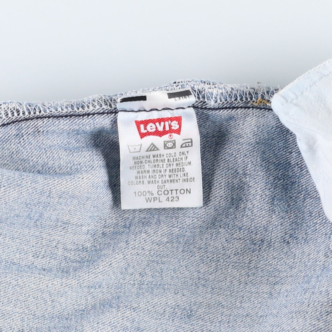 Levi's 501 Straight Leg Button-Fly Denim Pants, Men's, Size W31 cotton blue type Vintage Second Hand