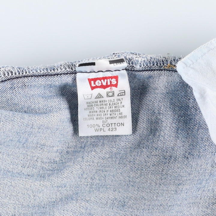 Levi's 501 Straight Leg Button-Fly Denim Pants, Men's, Size W31 cotton blue type Vintage Second Hand