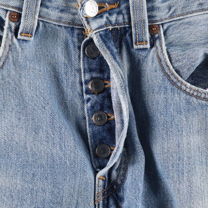 Levi's 501 Straight Leg Button-Fly Denim Pants, Men's, Size W31 cotton blue type Vintage Second Hand