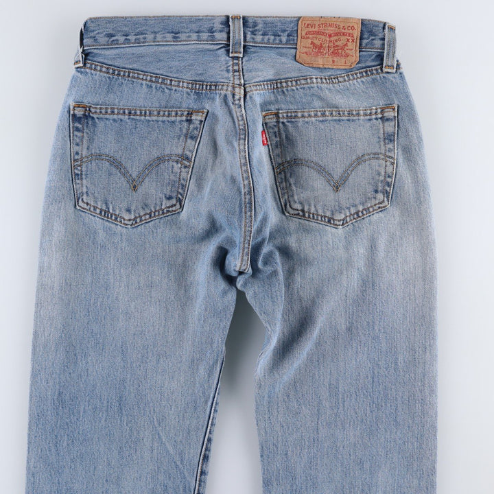 Levi's 501 Straight Leg Button-Fly Denim Pants, Men's, Size W31 cotton blue type Vintage Second Hand