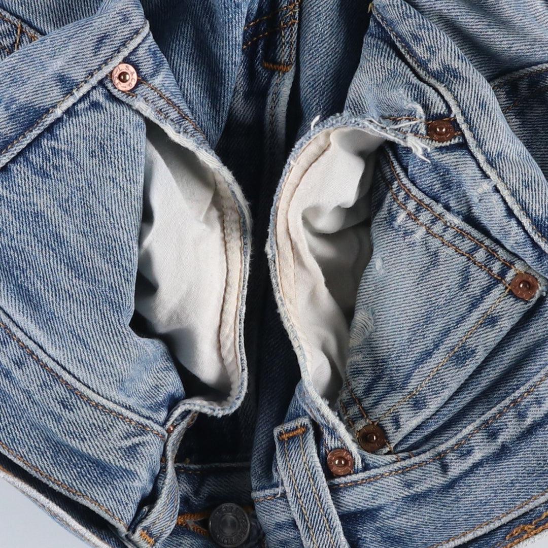 Levi's 501 Straight Leg Button-Fly Denim Pants, Men's, Size W31 cotton blue type Vintage Second Hand