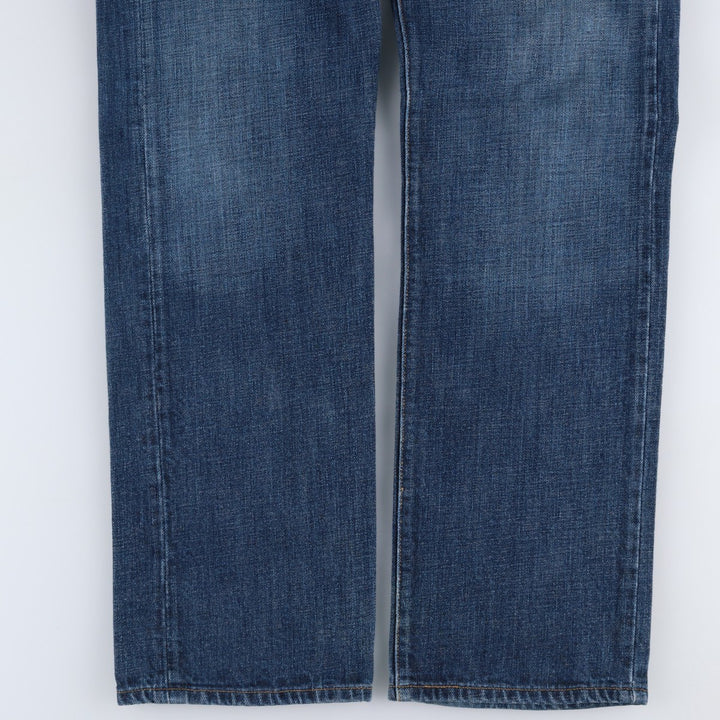 Levi's 501 STRAIGHT LEG BUTTON-FLY Straight Denim Pants, Men's W36 (approx.) cotton blue type Vintage Second Hand