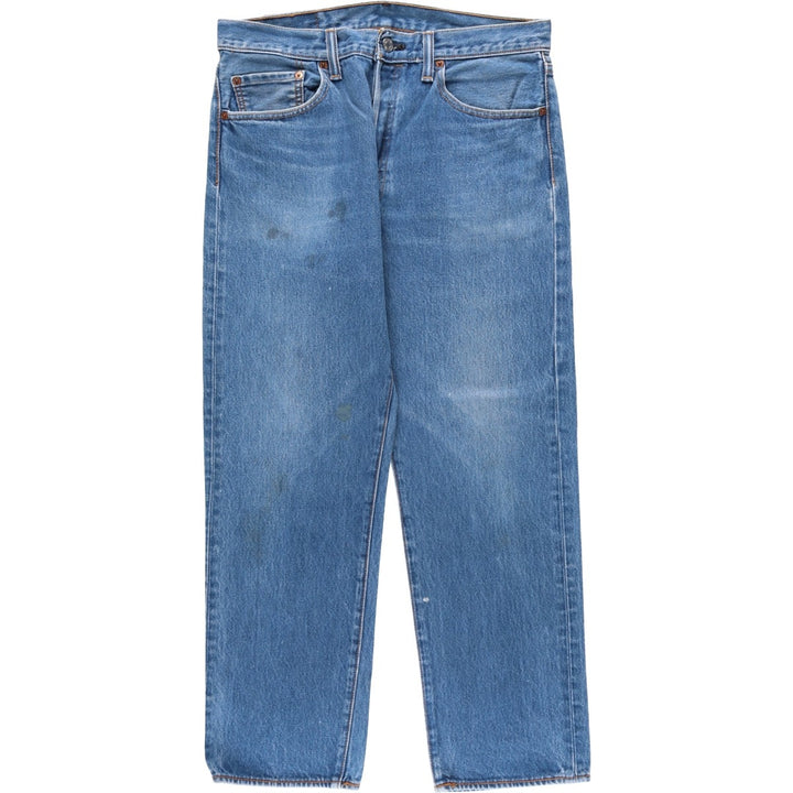 Levi's 501 straight denim pants for men, size W33 cotton blue type Vintage Second Hand