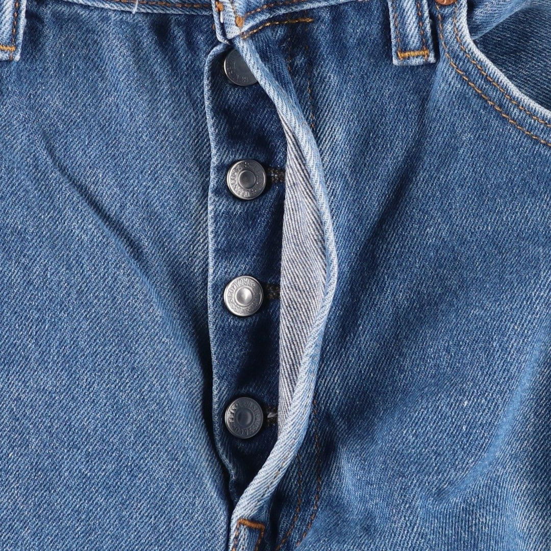 Levi's 501 straight denim pants for men, size W33 cotton blue type Vintage Second Hand