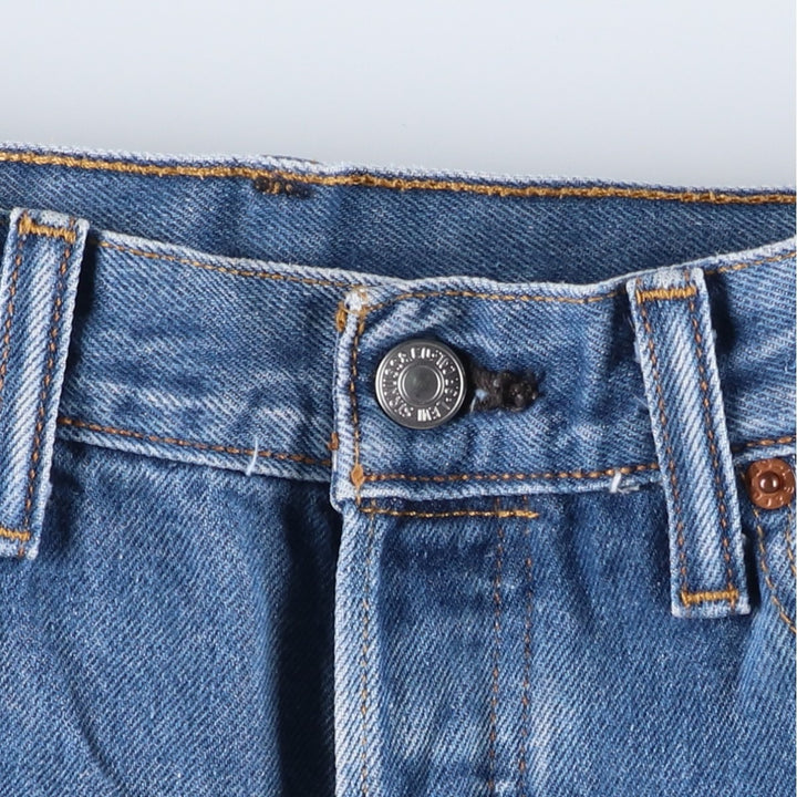 Levi's 501 straight denim pants for men, size W33 cotton blue type Vintage Second Hand