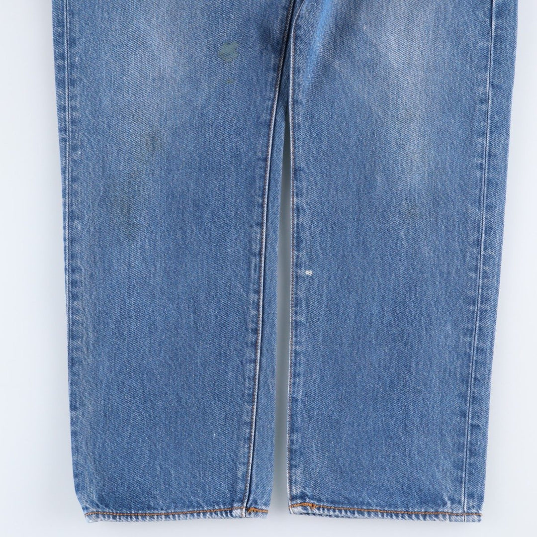 Levi's 501 straight denim pants for men, size W33 cotton blue type Vintage Second Hand