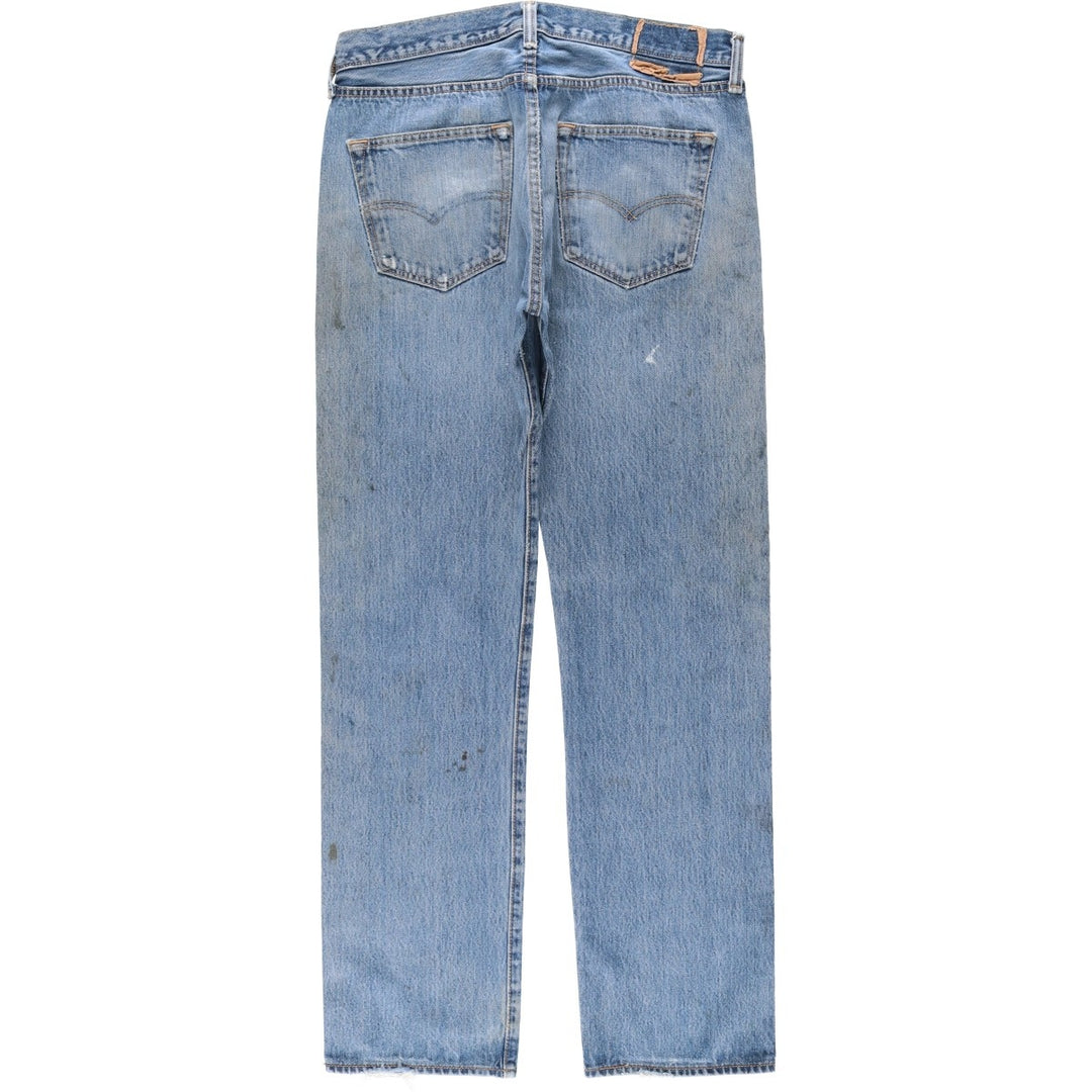 Levi's 501 straight denim pants for men, size W33 unclear blue type Vintage Second Hand
