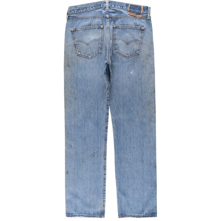Levi's 501 straight denim pants for men, size W33 unclear blue type Vintage Second Hand