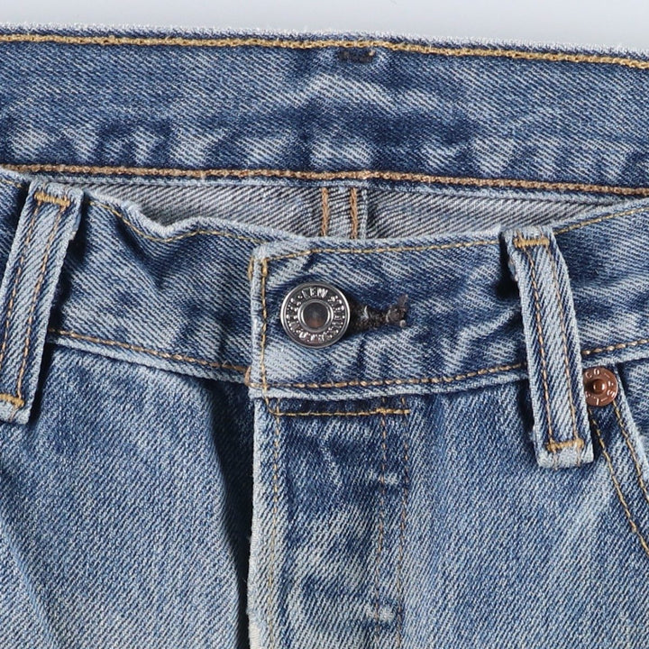 Levi's 501 straight denim pants for men, size W33 unclear blue type Vintage Second Hand