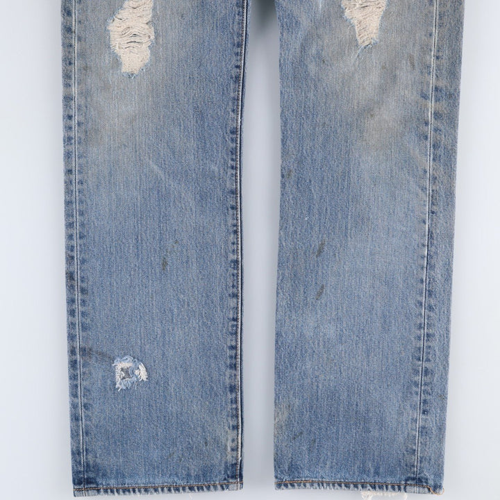 Levi's 501 straight denim pants for men, size W33 unclear blue type Vintage Second Hand