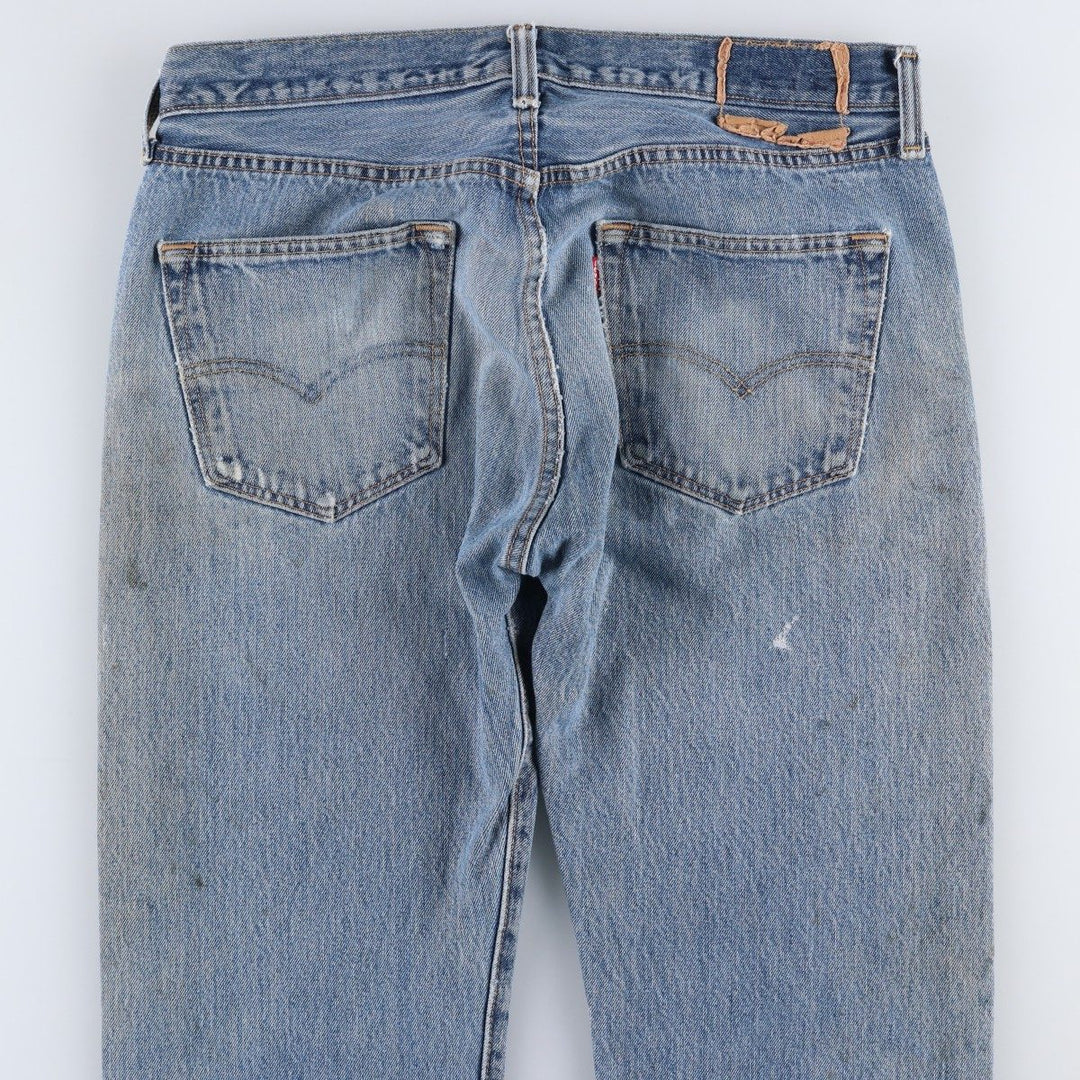 Levi's 501 straight denim pants for men, size W33 unclear blue type Vintage Second Hand