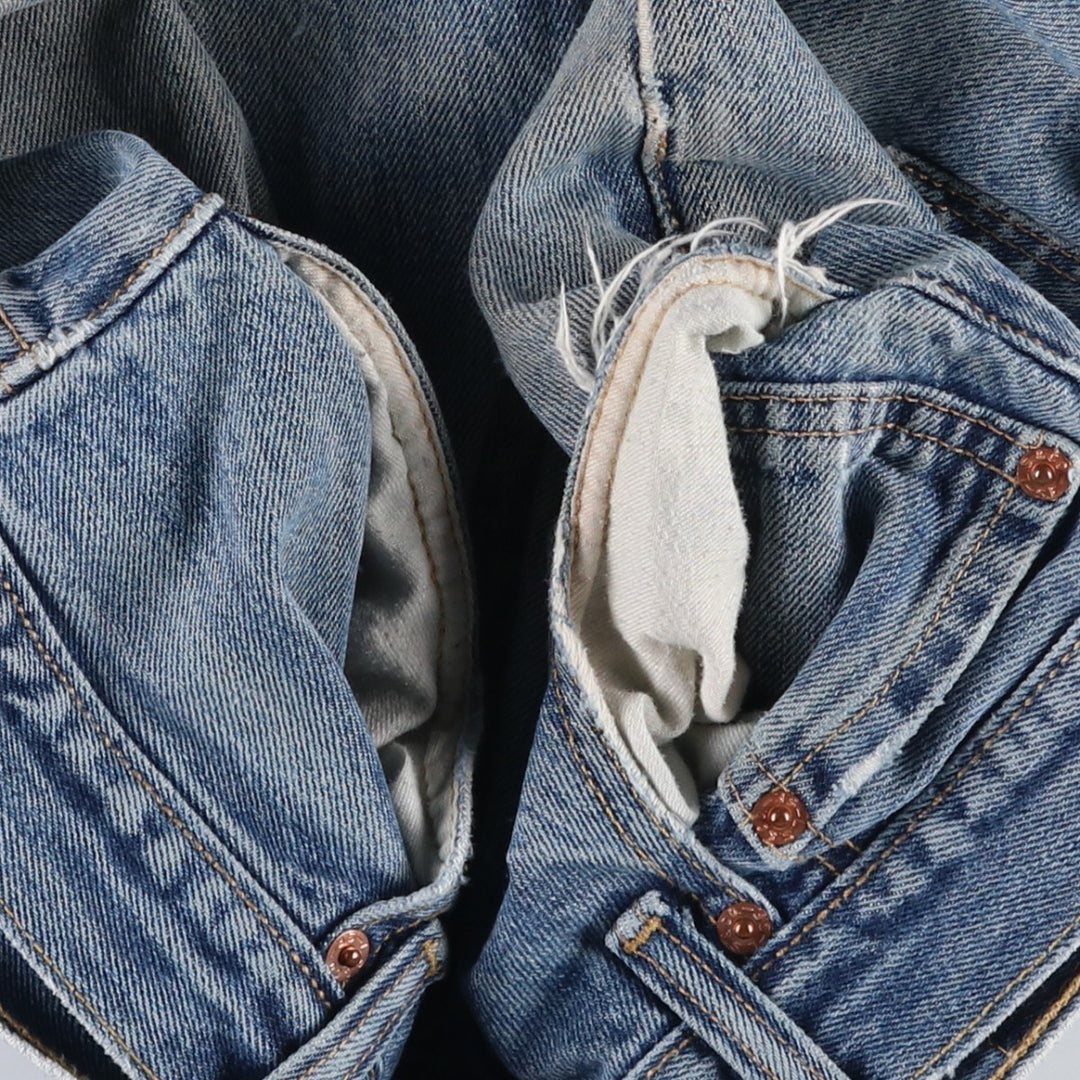 Levi's 501 straight denim pants for men, size W33 unclear blue type Vintage Second Hand
