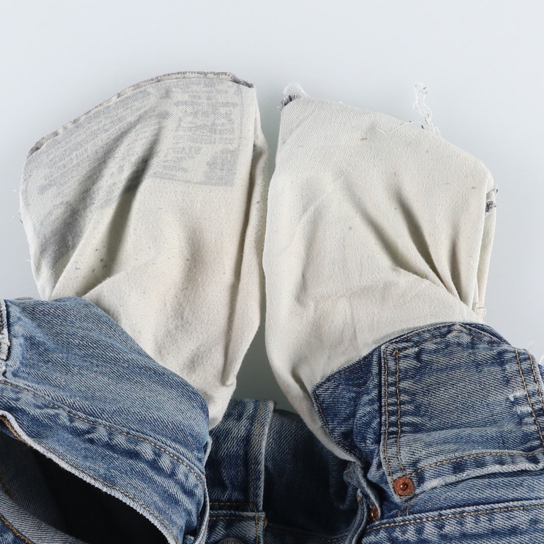 Levi's 501 straight denim pants for men, size W33 unclear blue type Vintage Second Hand