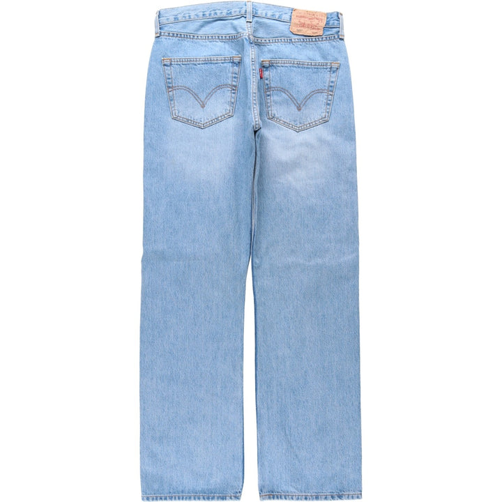 Levi's 501 Euro Model Straight Denim Pants Men's W33 cotton blue type Vintage Second Hand