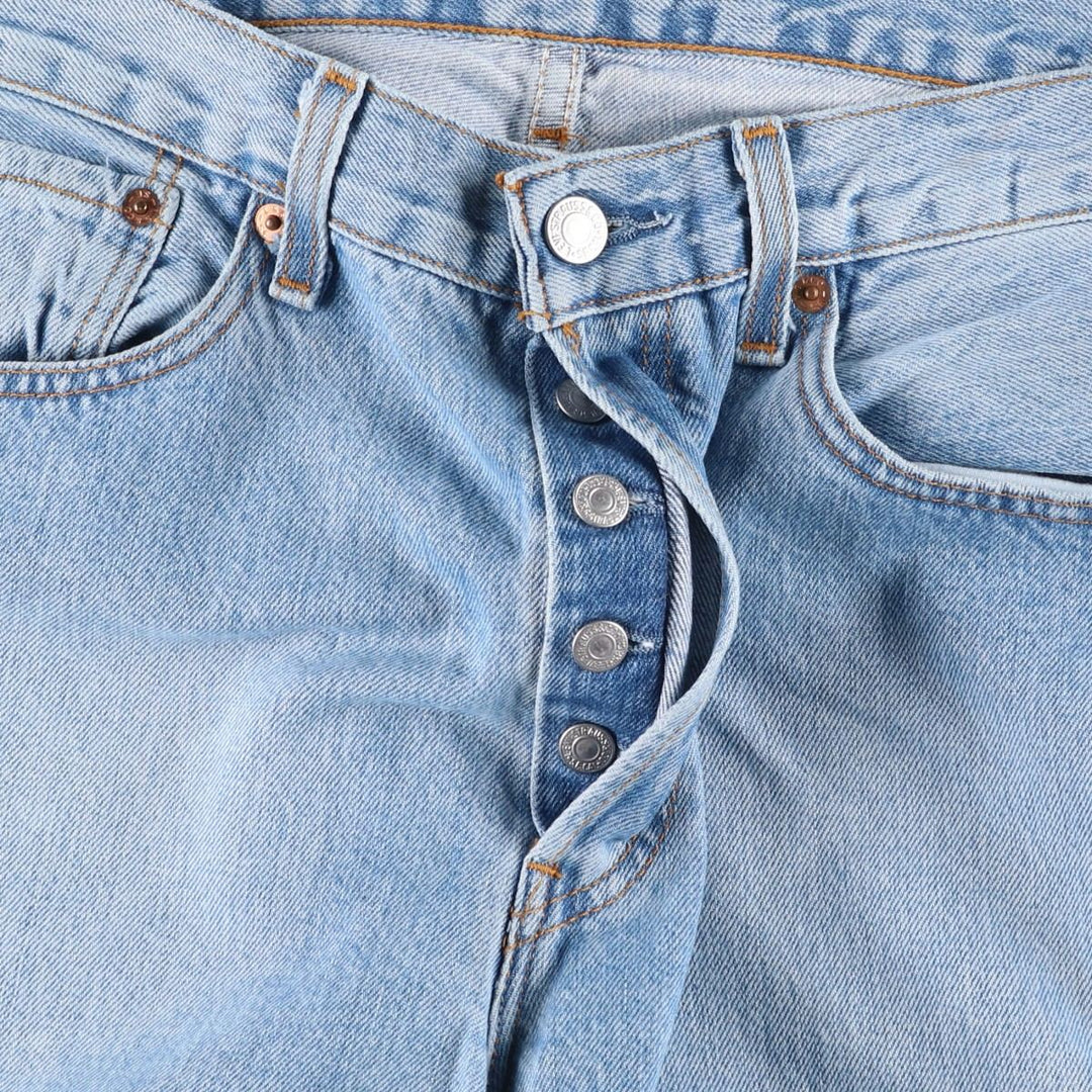 Levi's 501 Euro Model Straight Denim Pants Men's W33 cotton blue type Vintage Second Hand