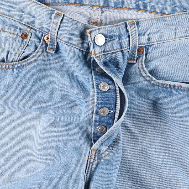 Levi's 501 Euro Model Straight Denim Pants Men's W33 cotton blue type Vintage Second Hand