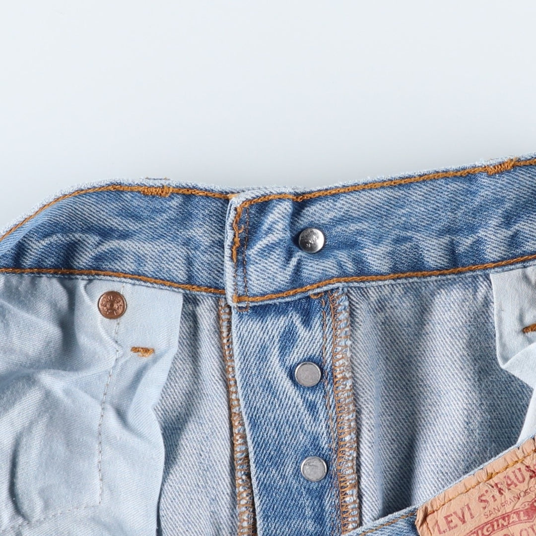 Levi's 501 Euro Model Straight Denim Pants Men's W33 cotton blue type Vintage Second Hand