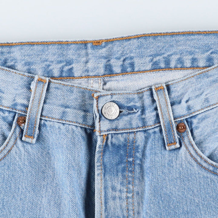 Levi's 501 Euro Model Straight Denim Pants Men's W33 cotton blue type Vintage Second Hand