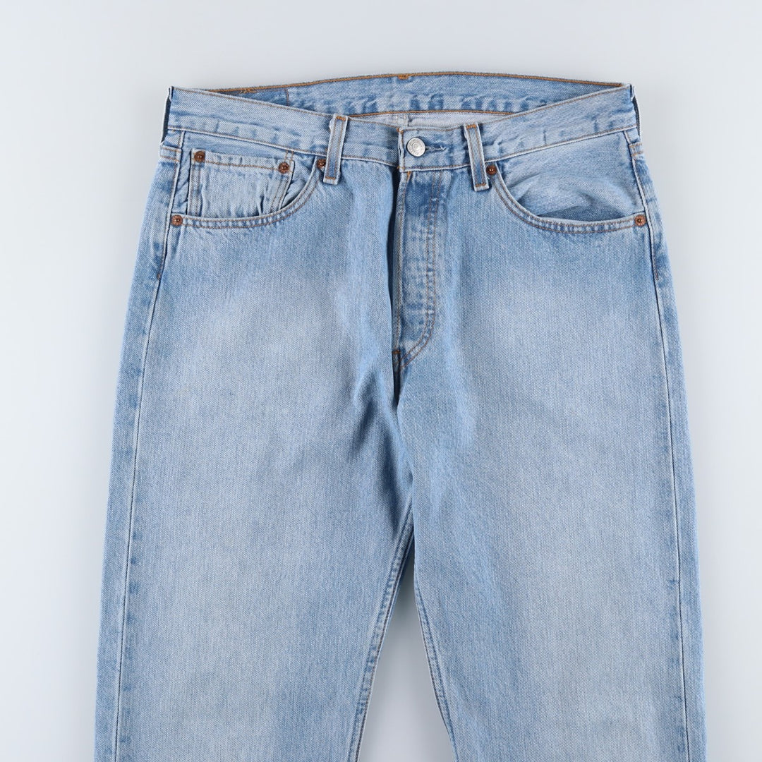 Levi's 501 Euro Model Straight Denim Pants Men's W33 cotton blue type Vintage Second Hand