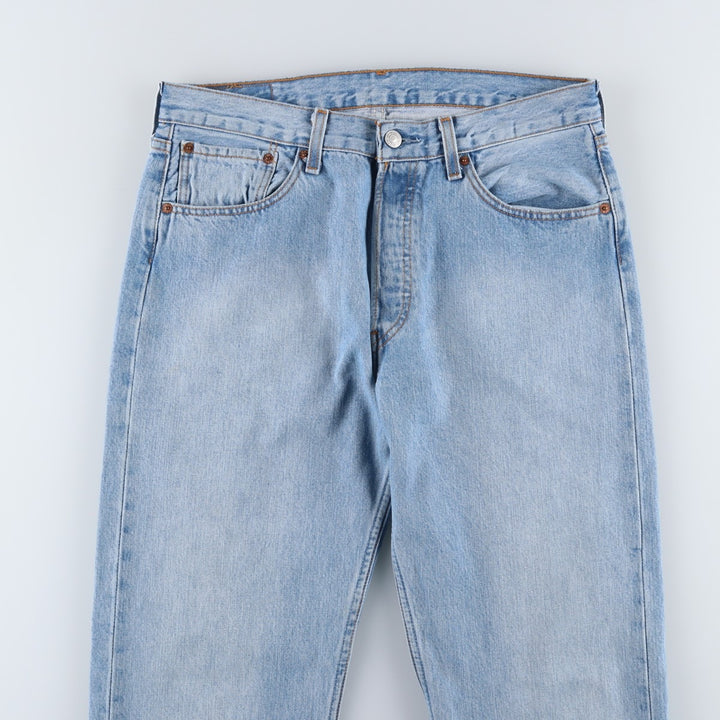 Levi's 501 Euro Model Straight Denim Pants Men's W33 cotton blue type Vintage Second Hand