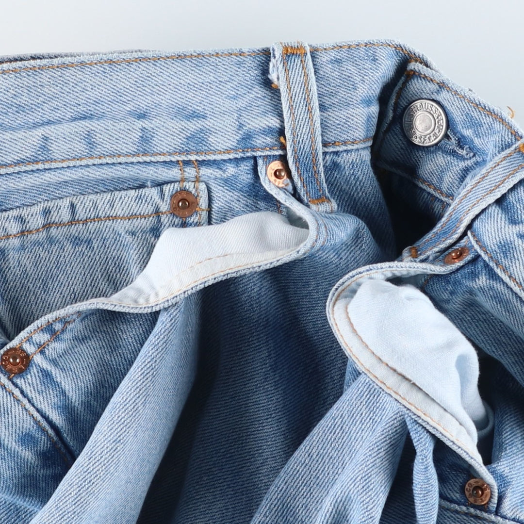 Levi's 501 Euro Model Straight Denim Pants Men's W33 cotton blue type Vintage Second Hand