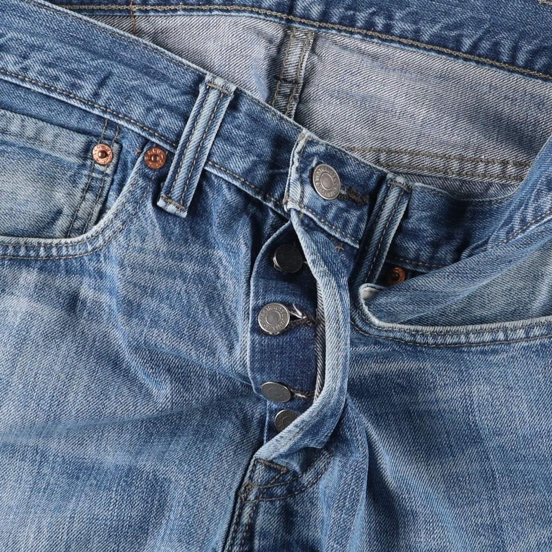 Levi's 501 straight denim pants for men, equivalent to w31 cotton blue type Vintage Second Hand